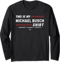 This Is My Shirt for Michael Busch Chicago Baseball MLBPA Long Sleeve T-Shirt | Trending 2025