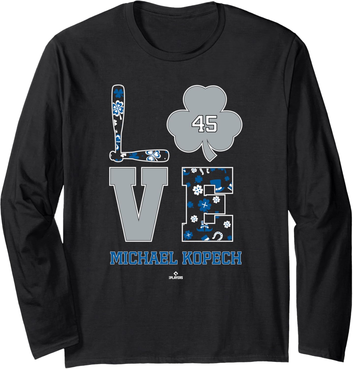 St Patrick's Day Love Floral Michael Kopech Los Angeles Long Sleeve Apparel | US Best Seller