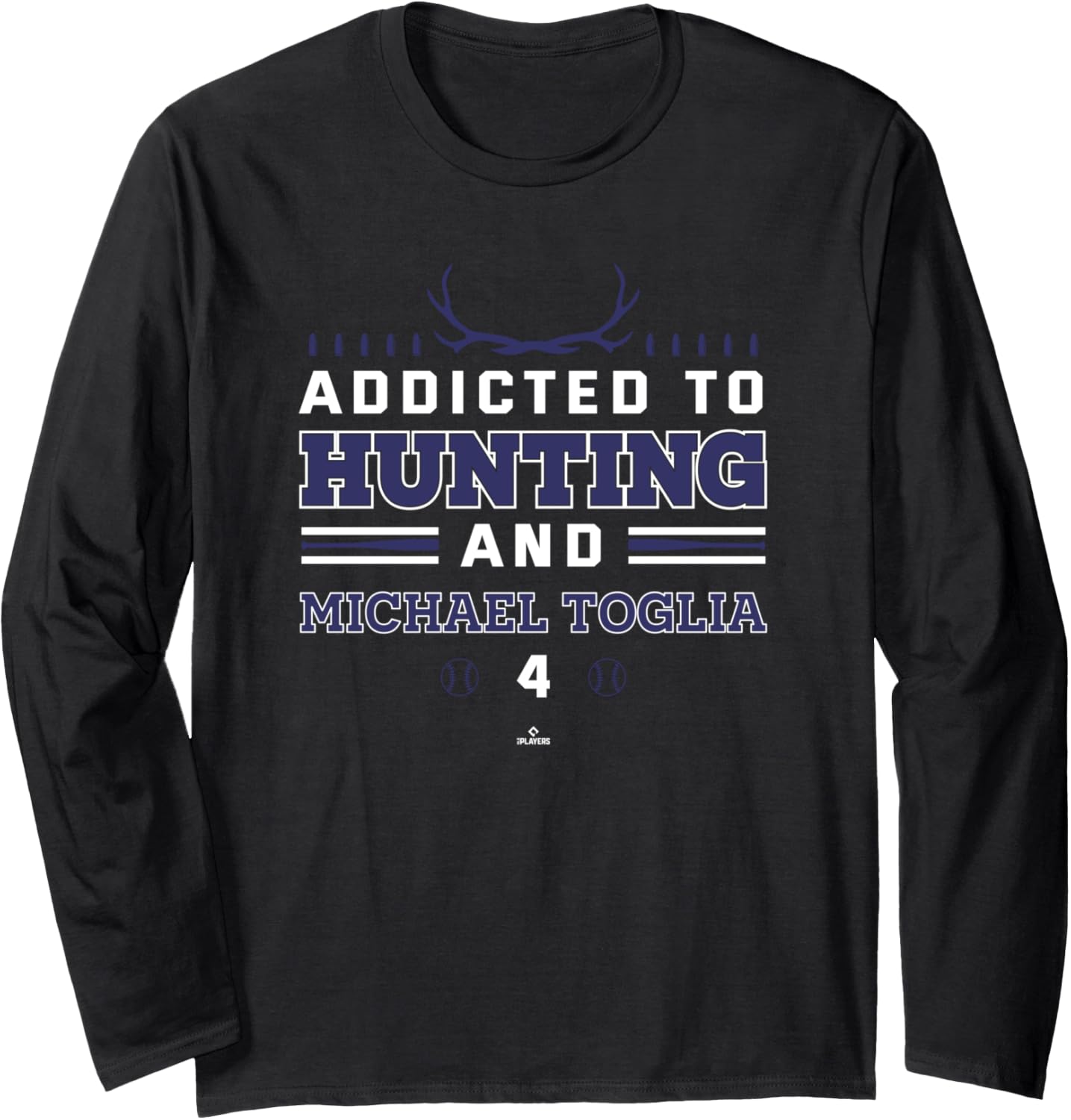 Addicted to Deer Hunting & Michael Toglia Colorado Baseball Long Sleeve Apparel | Everyday Casual Wear