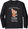 Yarn Disturbing Cat Crocheting Yarn Knitting Long Sleeve Yarn Supply | Viral US Pick | Perfect for Crafters