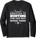 Addicted to Deer Hunting & Michael Tonkin Minnesota Baseball Long Sleeve Apparel | US Best Seller