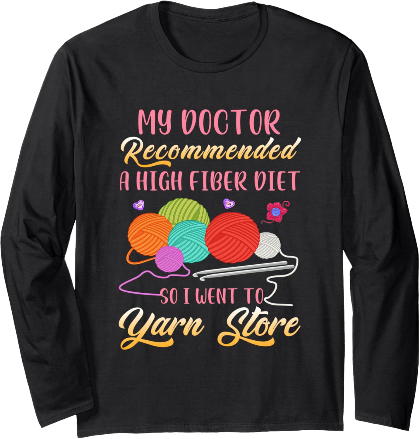 My Doctor Recommended A High Fiber Diet Yarn Store Long Sleeve Yarn Supply | Trending 2025 | Best Seller Choice