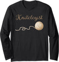 Sewing Yarn Knitting Knitter Knitologist Long Sleeve Yarn Supply | Trending 2025 | High CTR Title