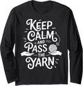 Knitting Pass The Yarn Knitter Long Sleeve Yarn Supply | Top Rated | Best Seller Choice