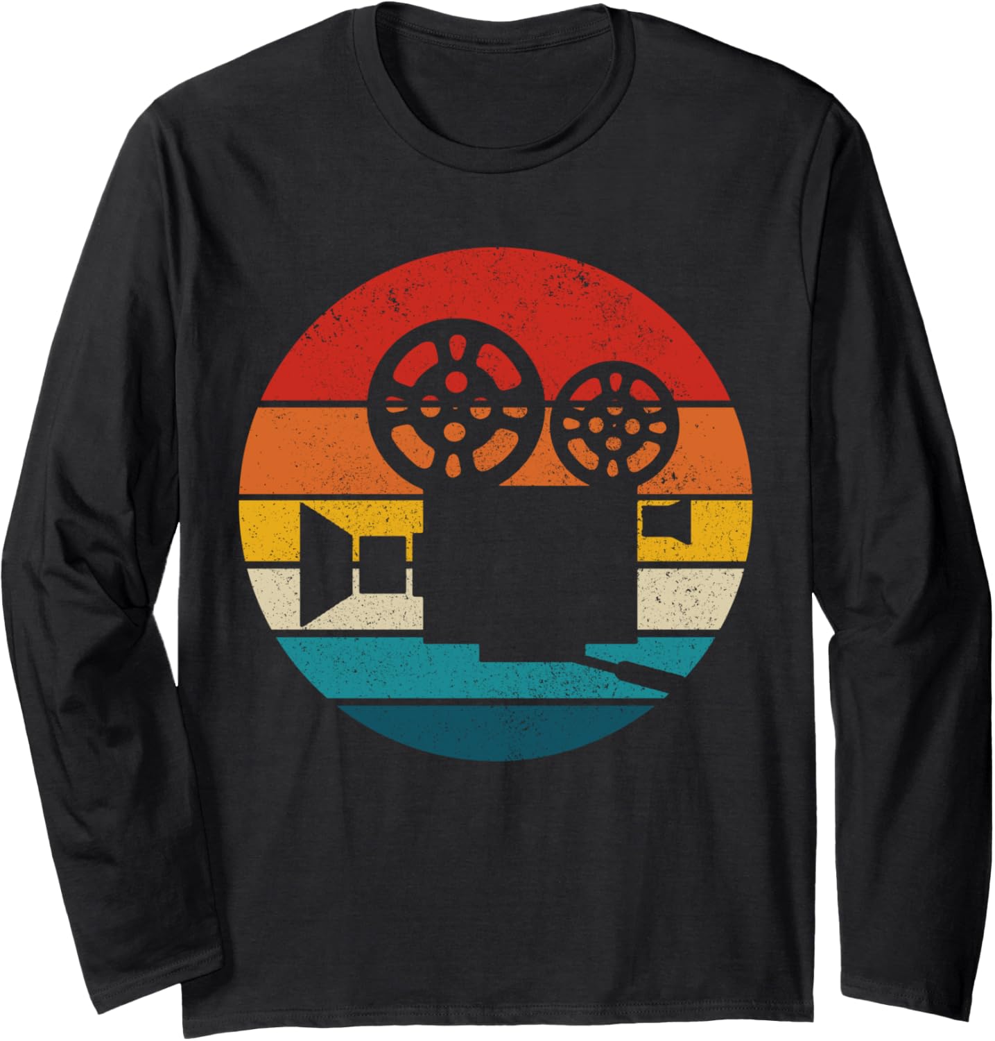 Camera Vintage Movie Director Chair Film Making Filmmaker Long Sleeve Apparel | US Viral Style | Perfect Gift Idea