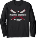 We Trust in Michael Stefanic Los Angeles Baseball MLBPA Long Sleeve Apparel | Everyday Casual Wear