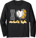 I Heart Baseball Stitch Michael A. Taylor Pittsburgh Long Sleeve Apparel | Viral Streetwear Style
