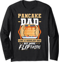 Fliptastic Pancake Dad - Pancake Maker Long Sleeve Apparel | Trending 2025 | Must-Have Style