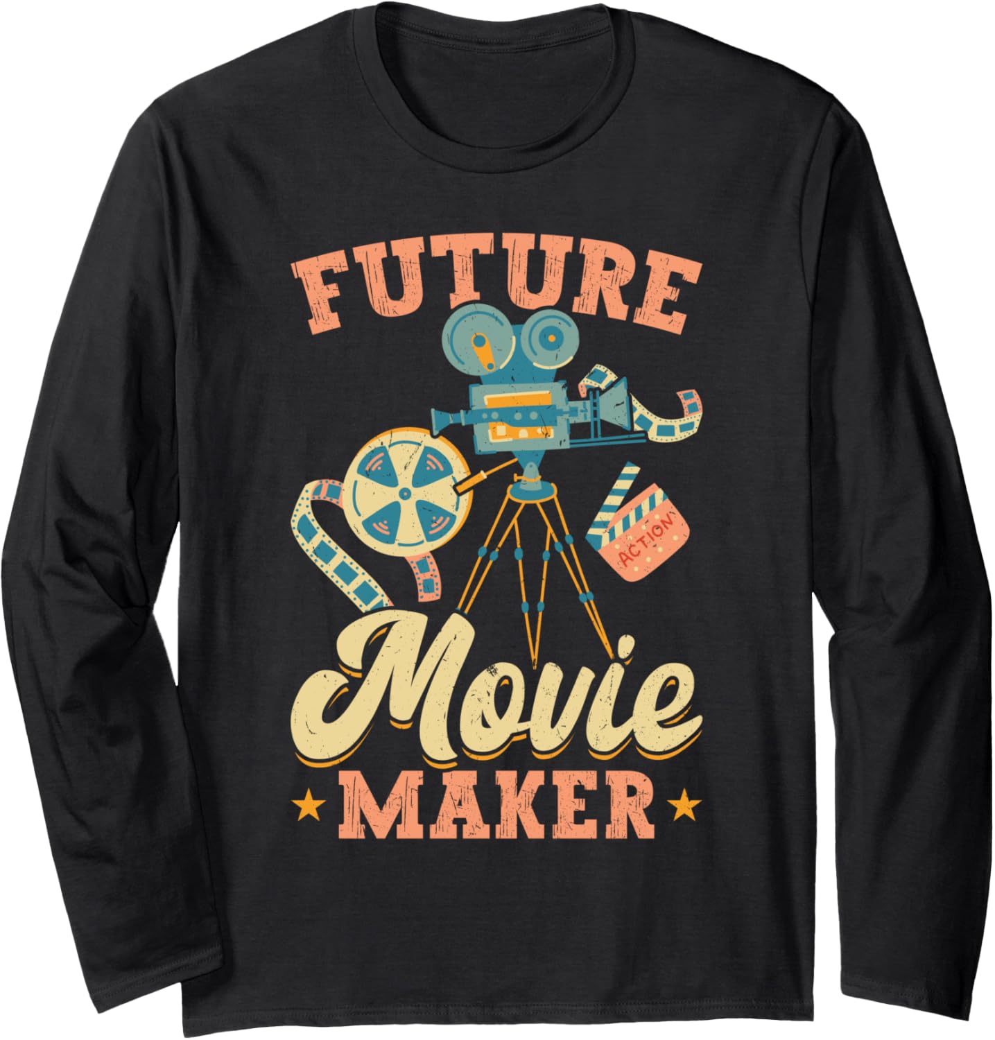 Future Movie Maker - Filmmaking - Filmmaker Long Sleeve Apparel | High Search Volume | Aesthetic Fit