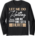 Let Me Knit in Peace Funny Yarn Lover Humor Long Sleeve Yarn Supply | High Search Volume | Perfect for Crafters