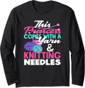 Knitting This Princess Comes With Yarn And Knitting Needels Long Sleeve Yarn Supply | Premium Quality | Perfect for C...