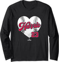 Baseball Heart Michael Harris Atlanta MLBPA Long Sleeve Apparel | Perfect Gift Idea