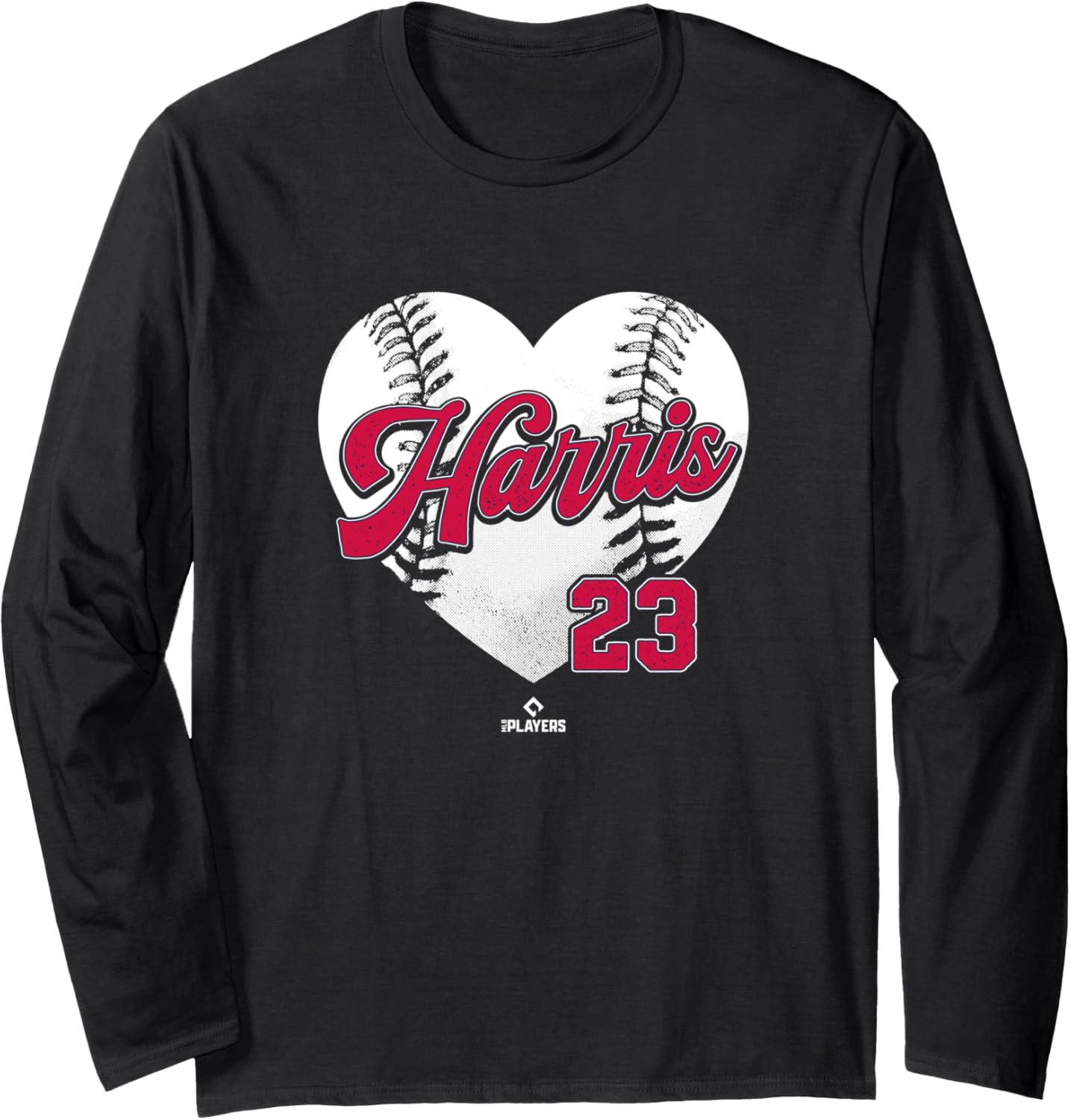 Baseball Heart Michael Harris Atlanta MLBPA Long Sleeve Apparel | Perfect Gift Idea