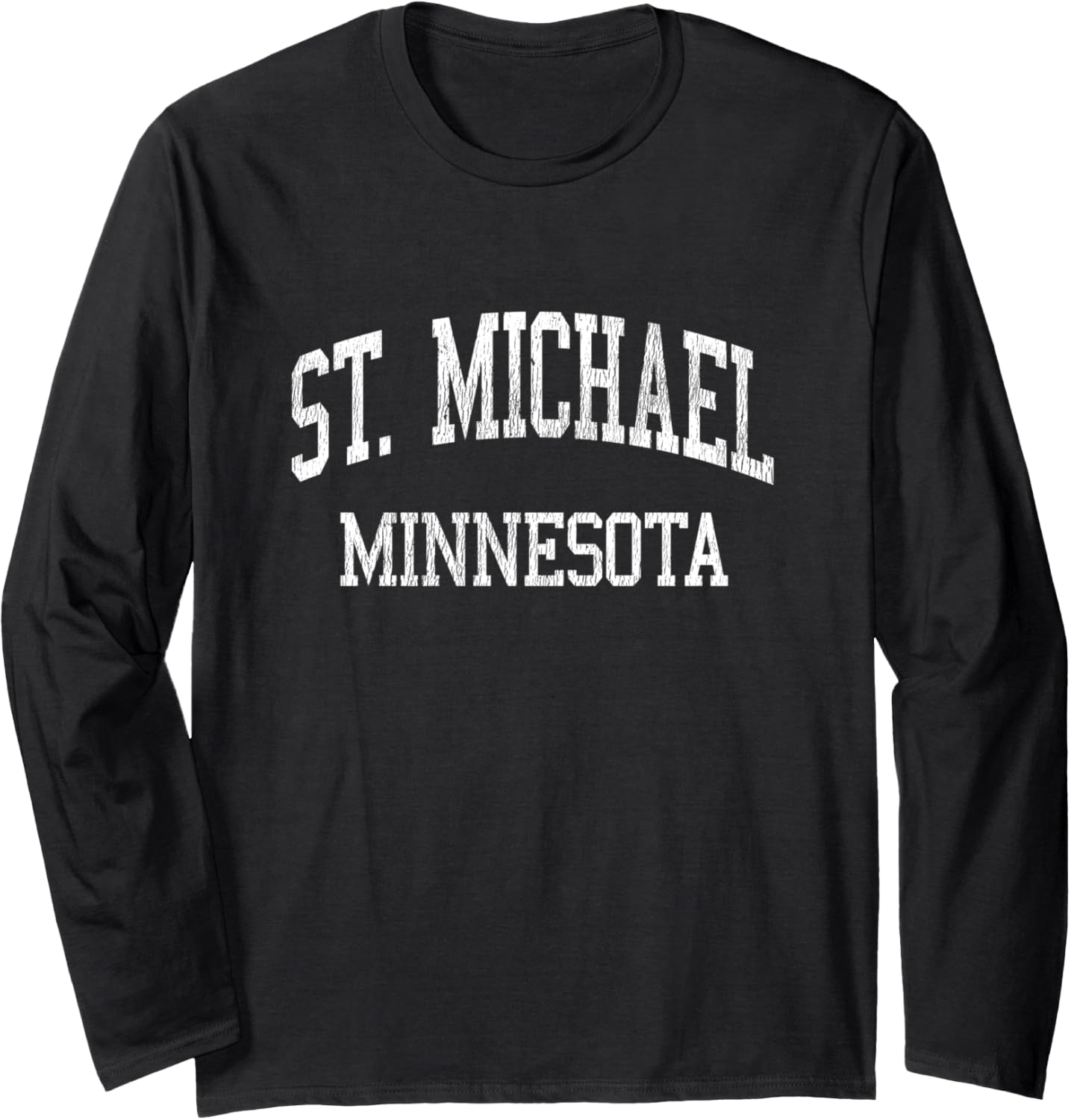 St. Michael Minnesota MN Vintage Athletic Sports Design Long Sleeve Apparel | US Best Seller