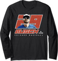 Silhouette Michael Busch Chicago MLBPA Long Sleeve Apparel | Premium Quality