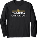Camera Operator Film-Crew Filmmaker Shirt Long Sleeve T-Shirt | Premium Quality | Aesthetic Fit