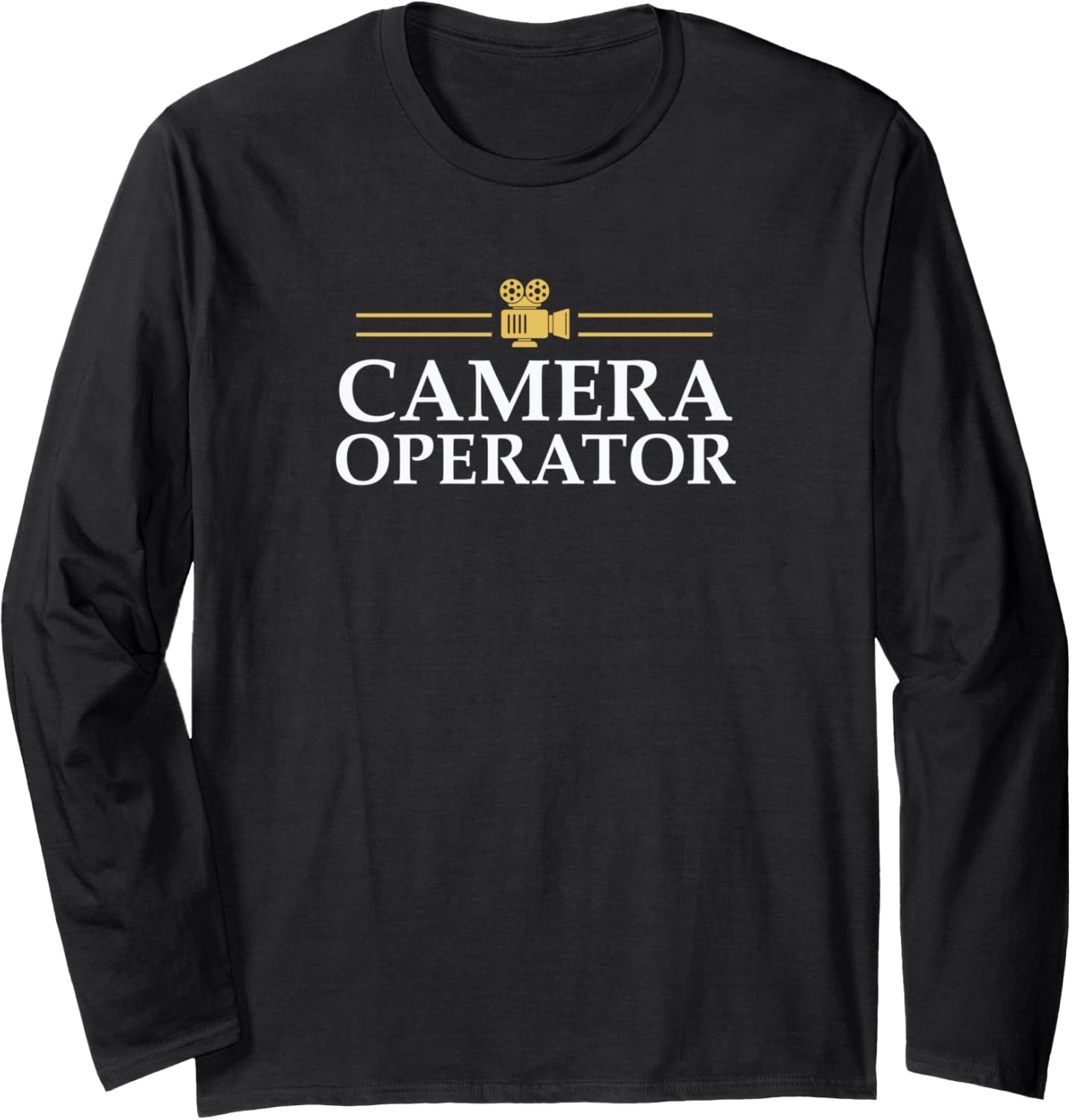 Camera Operator Film-Crew Filmmaker Shirt Long Sleeve T-Shirt | Premium Quality | Aesthetic Fit