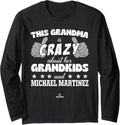 Grandma Crazy for Michael Martinez Prospect Baseball Fan Long Sleeve Apparel | Everyday Casual Wear