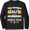 Grandma Crazy for Michael A. Taylor Pittsburgh Baseball Long Sleeve Apparel | Perfect Gift Idea