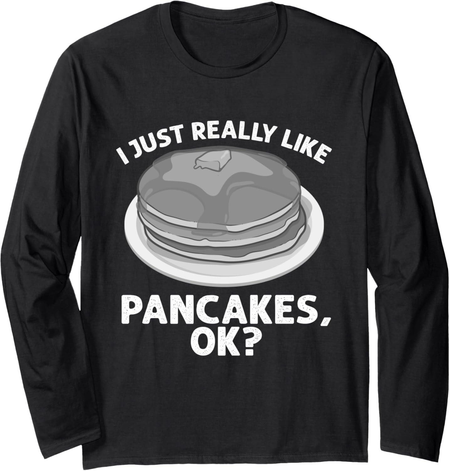 Funny Pancake Art Men Women Pancake Maker Breakfast Pancakes Long Sleeve Apparel | High Search Volume | Aesthetic Fit