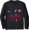 4th of July Party Celebration Federal Holiday Michael Long Sleeve Apparel | Premium Quality