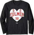 Baseball Heart Michael Fulmer Chicago MLBPA Long Sleeve Apparel | US Best Seller