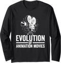 Evolution of Animation Filmmaker Long Sleeve Apparel | Premium Quality | Comfort Daily Wear