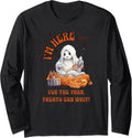 Halloween Yarn Crochet Spooky Cute Ghost Here for the Yarn Long Sleeve Yarn Supply | Premium Quality | Best Seller Ch...