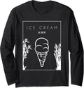 Ice Cream Chinese Hanzi Maker Gelato Lover Ice Cream Long Sleeve Apparel | Best Seller Pick | Comfort Daily Wear
