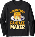 World's Best Pancake Maker Funny Pancake Maker Long Sleeve Apparel | Premium Quality | Comfort Daily Wear
