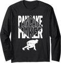 Football Linebacker Graphic Art Design - Pancake Maker Long Sleeve Apparel | Trending 2025 | Must-Have Style