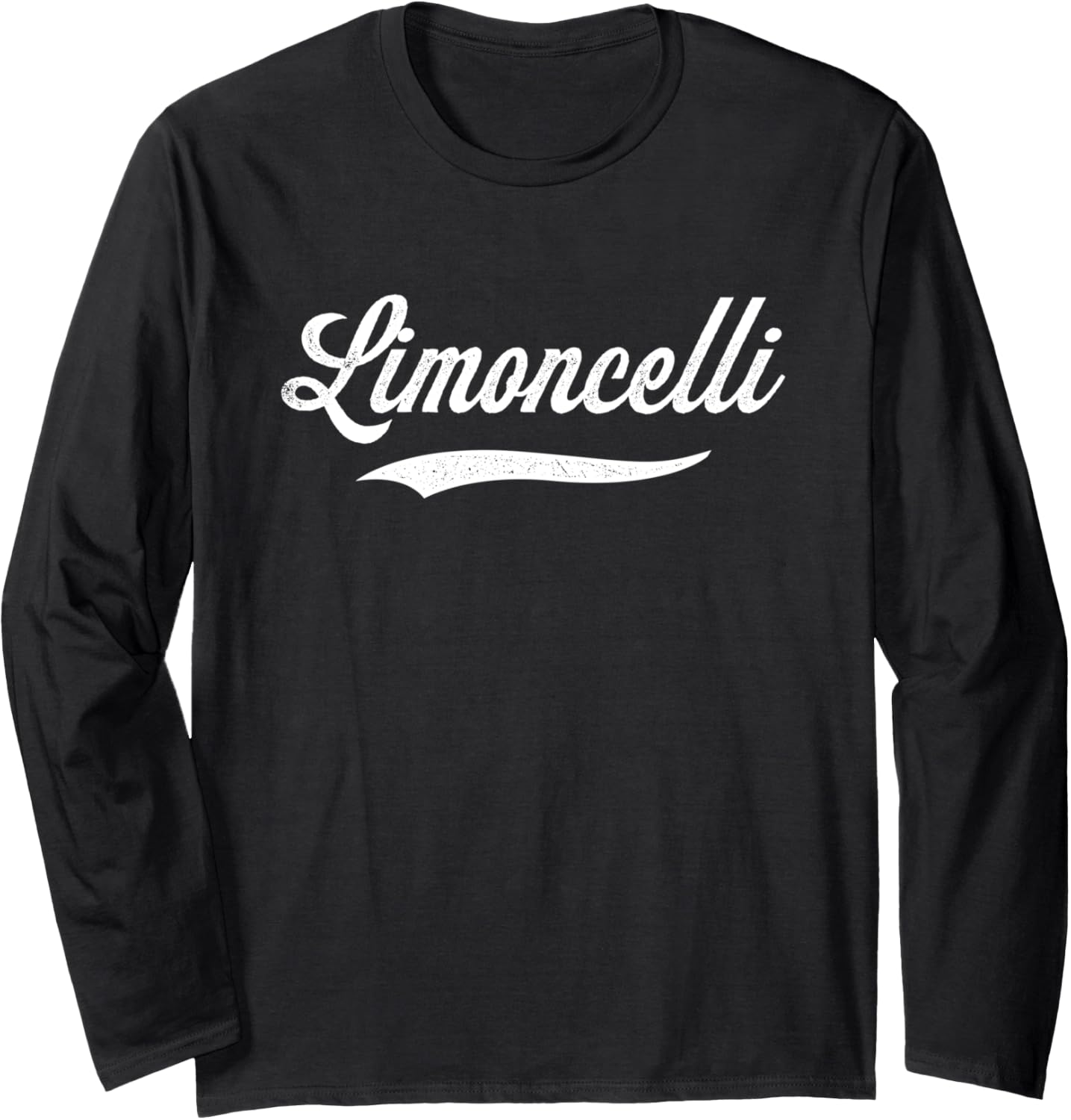 Distressed Script Michael Limoncelli Prospect Baseball Fan Long Sleeve Apparel | Trending 2025