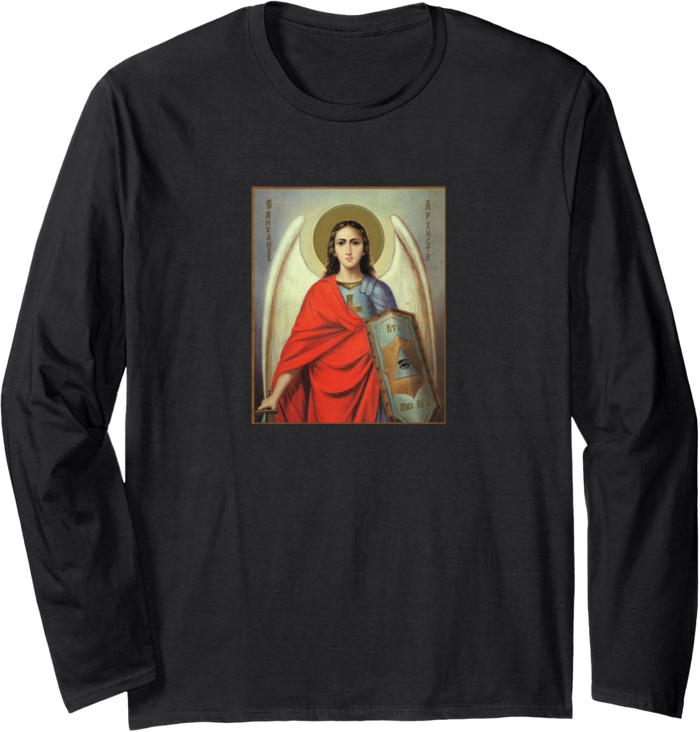 Michael the Archangel Angel Saint Michael Long Sleeve Apparel | Viral Streetwear Style