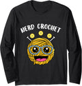 Nerd Yarn Hoarder NERD CROCHET Funny Yarn Collector Long Sleeve Yarn Supply | Top Rated | High CTR Title