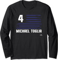 Flag Stripes Michael Toglia Colorado Baseball MLBPA Long Sleeve Apparel | US Best Seller
