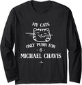 Cat Lovers for Michael Chavis Washington MLBPA Long Sleeve Apparel | Trending 2025