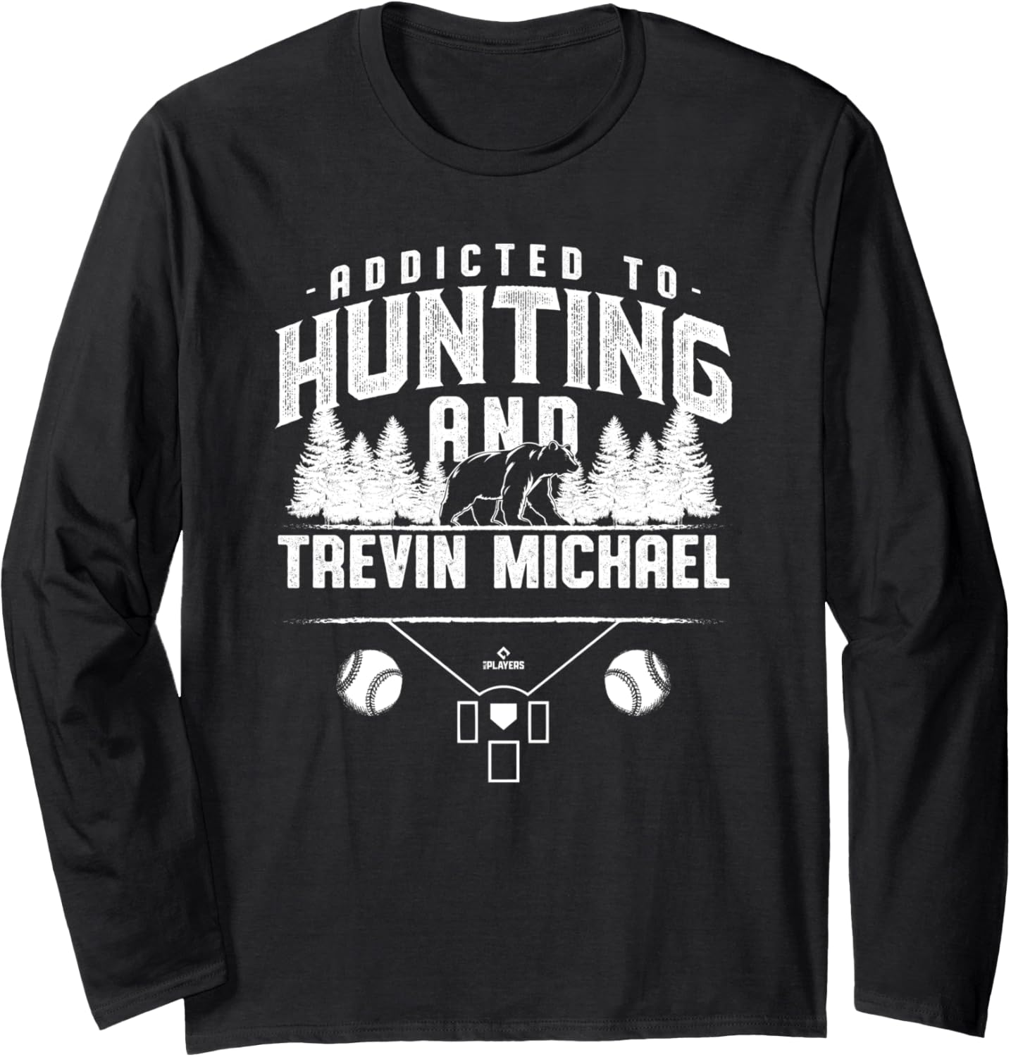 Bear Hunting and Trevin Michael Prospect Baseball Fan Gear Long Sleeve Apparel | Everyday Casual Wear