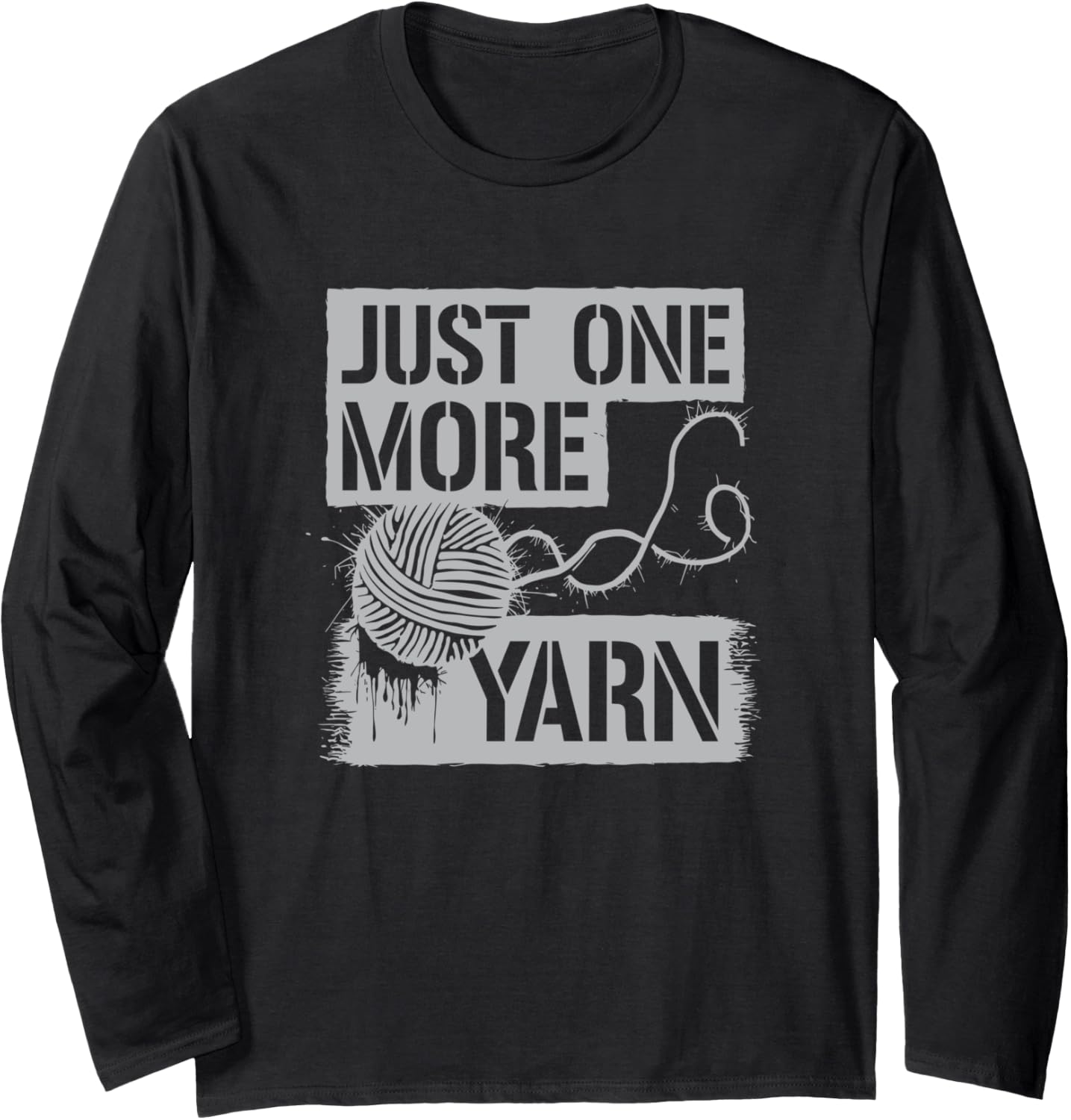 Yarn Addict Life Just One More Yarn Design Long Sleeve Yarn Supply | Premium Quality | High CTR Title