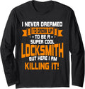 Locksmith Cool Key Maker Lock Picker Locksmithing Long Sleeve Apparel | Trending 2025 | Must-Have Style