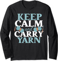 Crocheting Crochet Crafty Knitter Yarn Collector Knitting Long Sleeve Yarn Supply | Trending 2025 | Perfect for Crafters