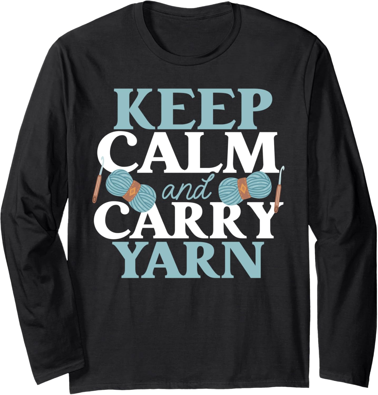 Crocheting Crochet Crafty Knitter Yarn Collector Knitting Long Sleeve Yarn Supply | Trending 2025 | Perfect for Crafters