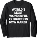 World's Most Wonderful Production Bow Maker Long Sleeve Apparel | US Viral Style | Must-Have Style
