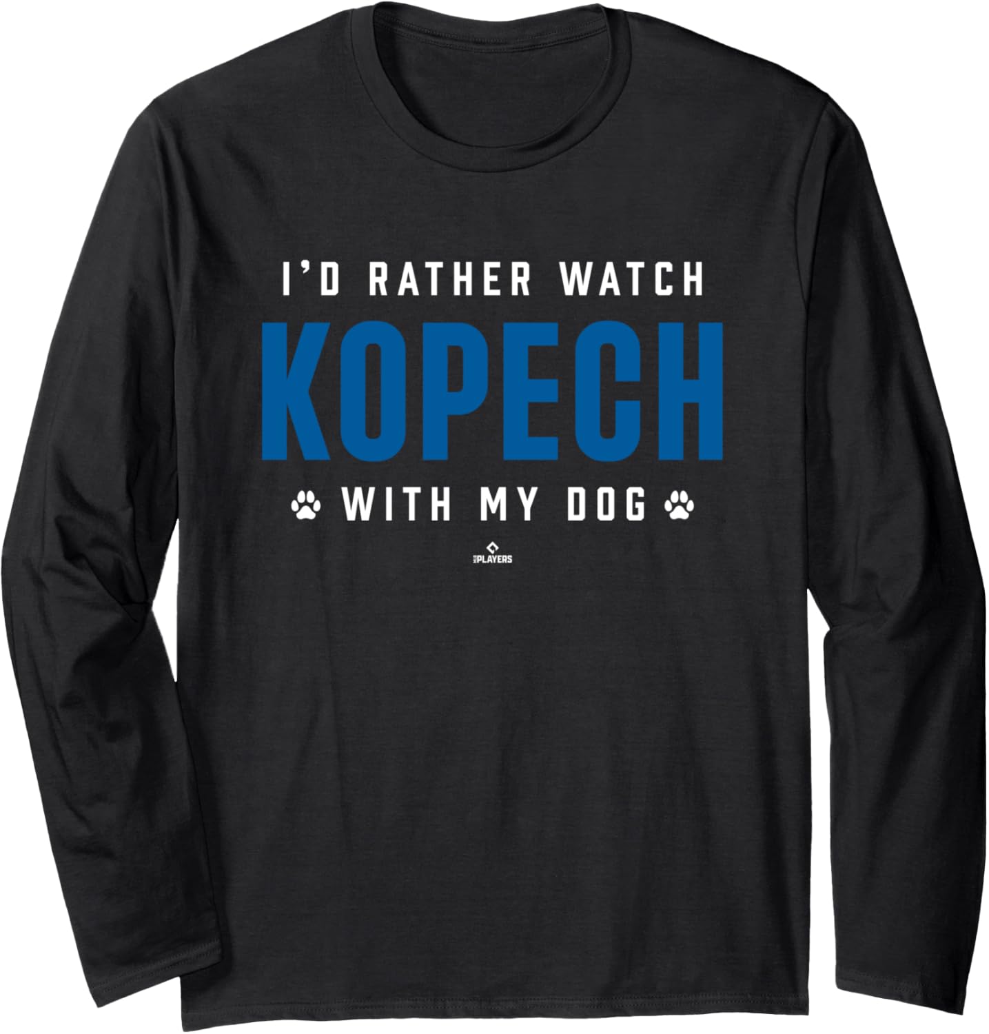 With My Dog Michael Kopech Los Angeles Baseball MLBPA Long Sleeve Apparel | Perfect Gift Idea