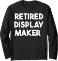 Retired Display Maker Long Sleeve Apparel | US Viral Style | Aesthetic Fit