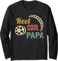 Reel Papa Cool Movie Lover Gift Projectionist Cool Filmmaker Long Sleeve Apparel | High Search Volume | Must-Have Style