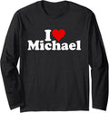 I LOVE HEART MICHAEL MIKE Long Sleeve Apparel | Everyday Casual Wear