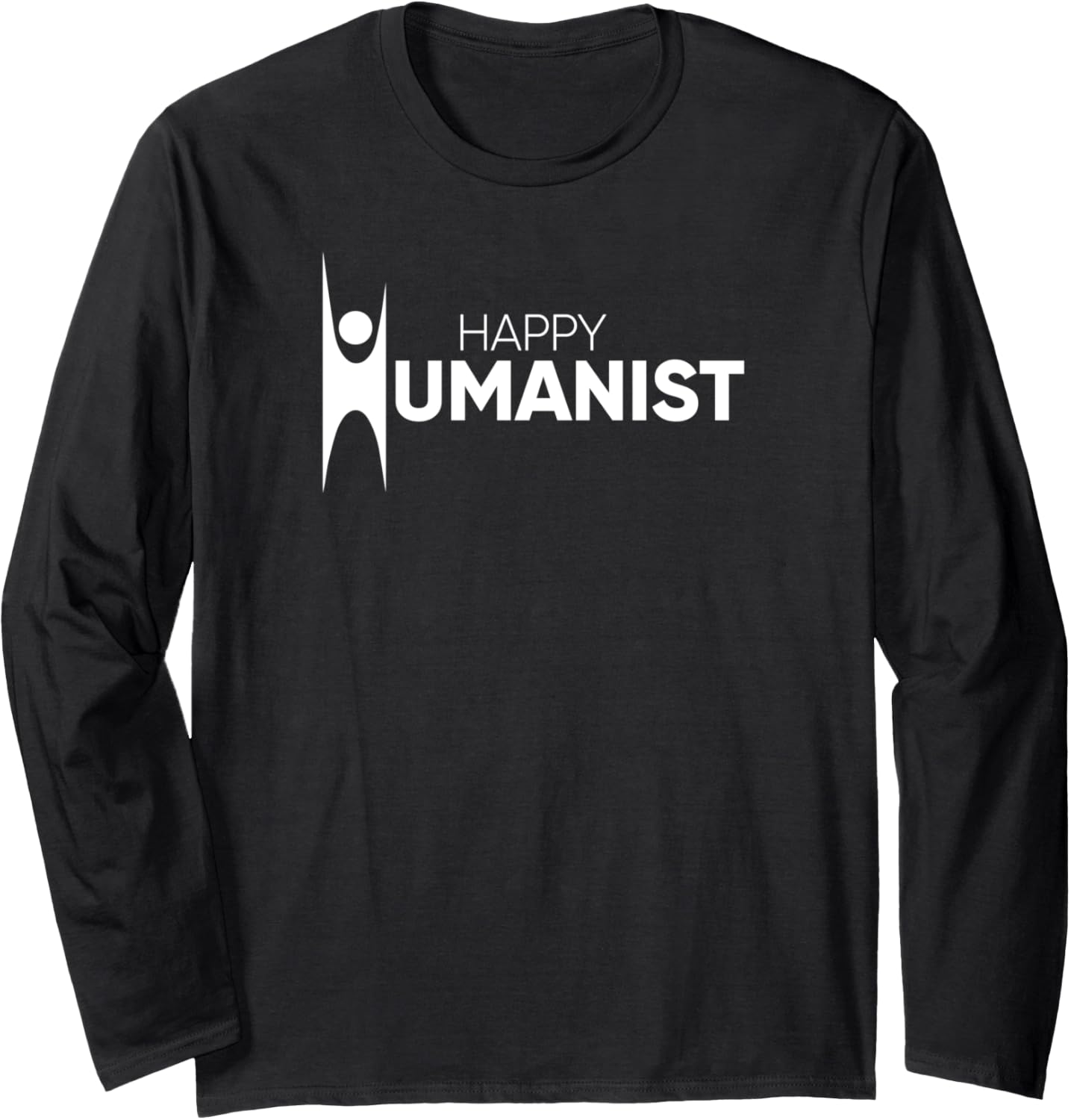Happy Humanist Symbol Atheist, Atheism, Secular Long Sleeve Apparel | High Search Volume | Perfect for Crafters