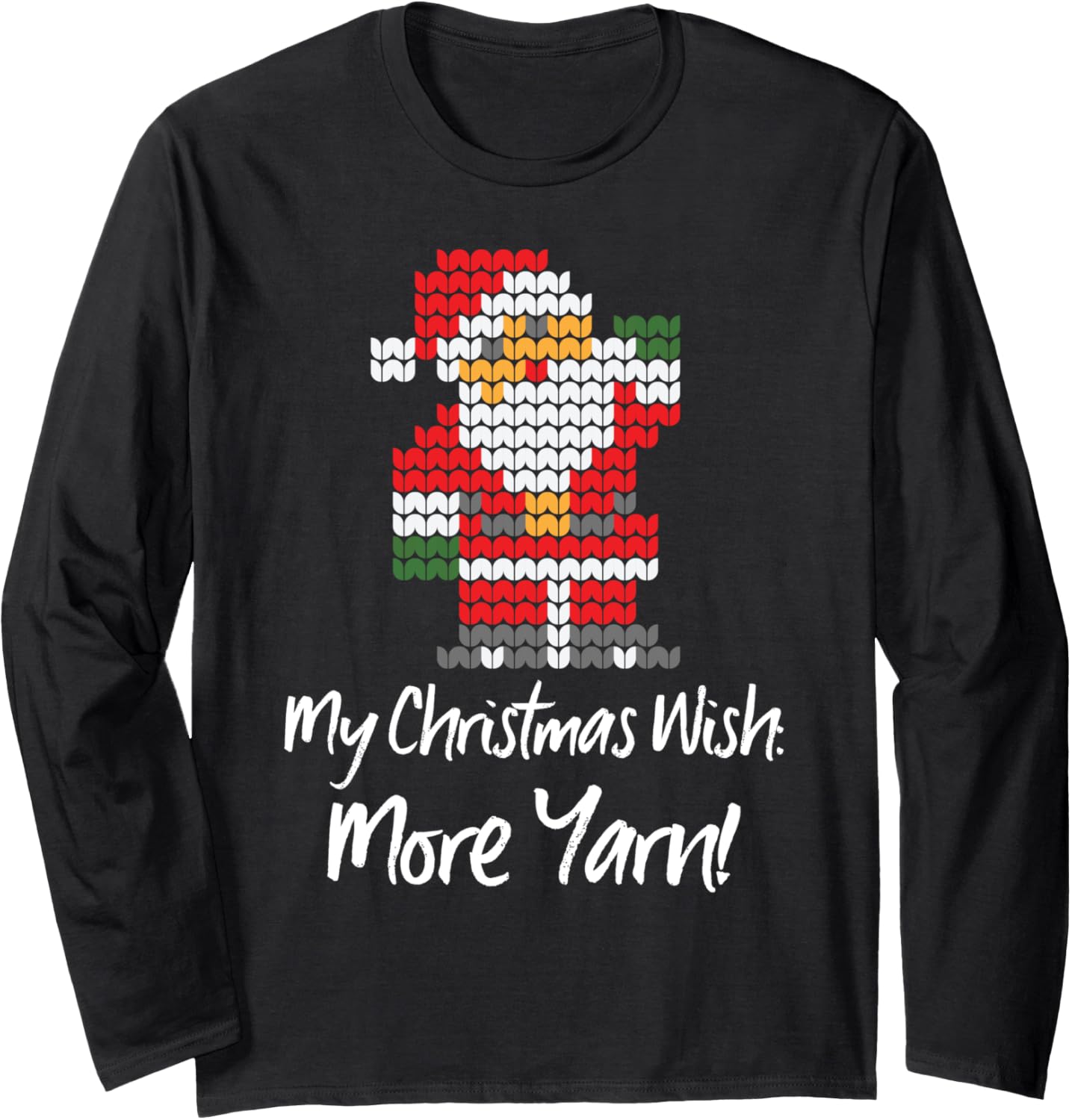 Knitting Christmas Knit Yarn Wool Creating Knitted Knitter Long Sleeve Yarn Supply | Trending 2025 | High CTR Title