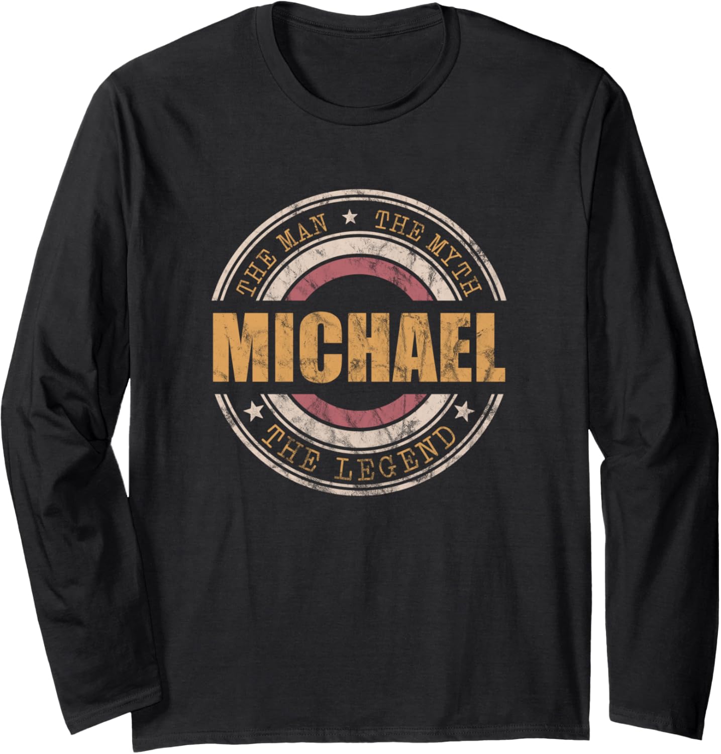 Mens Michael The Man The Myth The Legend First Name Michael Long Sleeve Apparel | US Best Seller