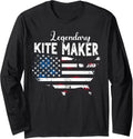 US Flag Kite Maker Long Sleeve Apparel | Trending 2025 | Must-Have Style